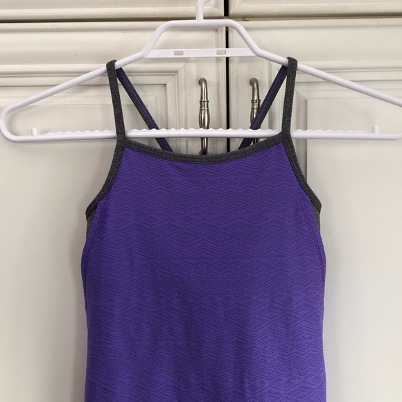 Ivivva by Lululemon girl’s tank top with bra liner - Picture 2 of 9